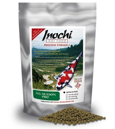 Koi Food Inochi All Season PRO 4 lb, Medium Pellet