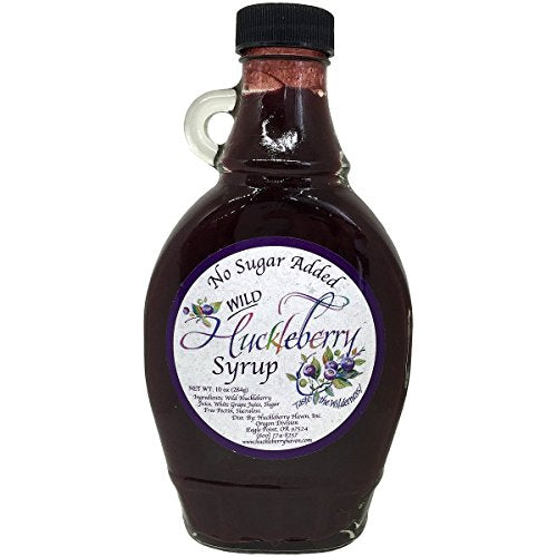 Sugar Free Wild Huckleberry Syrup 10 oz.