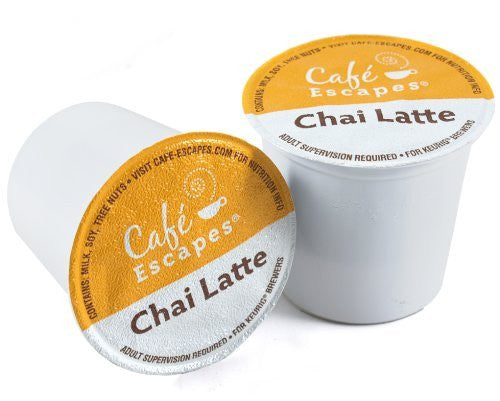 Café Escapes, Chai Latte, k-cup, 16 ct