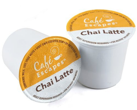 Café Escapes, Chai Latte, k-cup, 16 ct