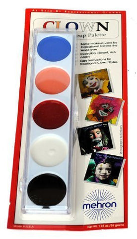 5 Color Clown Cream Palette
