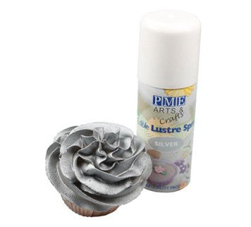 Edible Lustre Spray - Silver (100ml)
