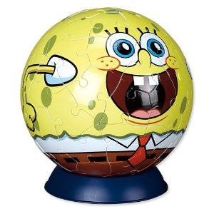 LICENSED 60 PIECE SPHERE PUZZLES - Spongebob Sphere 60pc