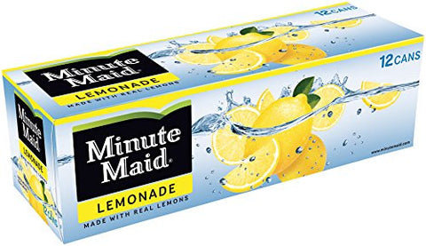 Minute Maid Lemonade Fridgepack Cans, 12 Ounce (Pack of 12)