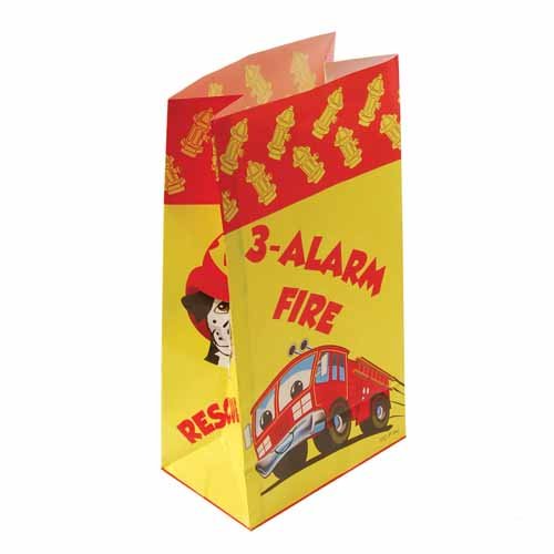 FIREFIGHTER PAPER BAGS - 12pcs