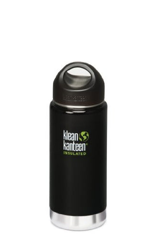 16oz Kanteen Wide Insulated (w/Stainless Loop Cap) (Color: Black Eclipse)