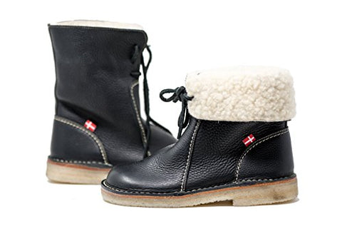 Duckfeet Arhus (Lined) Black Leather - Size 40