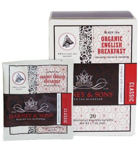 Wrapped Organic English Breakfast - 20 sachet box