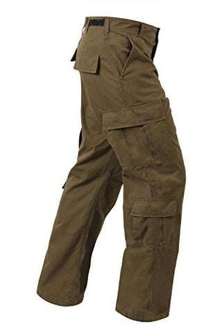 Russet Brown Vintage Paratrooper Fatigues - Large