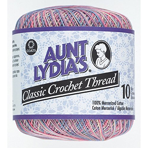 Aunt Lydia's- Classic Crochet Thread Size 10, Pastels