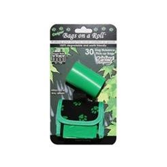 Doggie Walk Bags Designer Bags Green Paw - Green/Rain Forest, 2 Rolls
