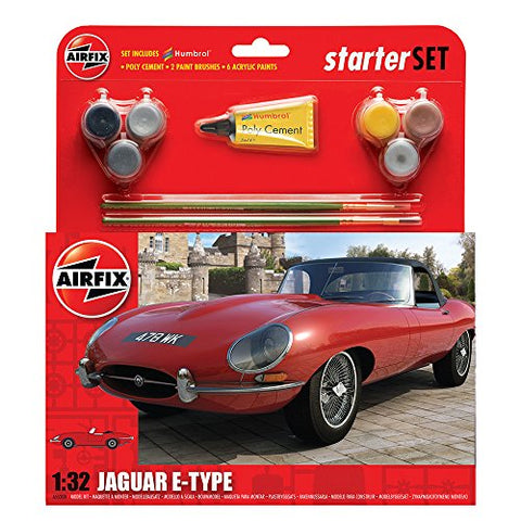Airfix Jaguar "E" Type Gift Set, 1:32