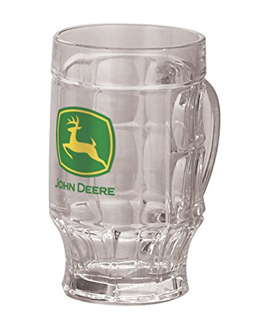 John Deere 2000 Logo Glass Mug, 0.50 L 6-3/8 in