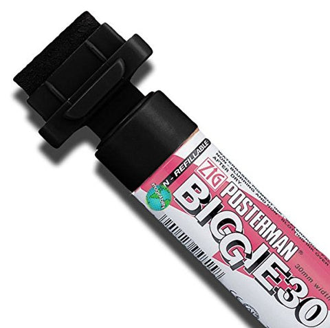 Zig Posterman Biggie 30 mm , 1 pc blister pack - Black