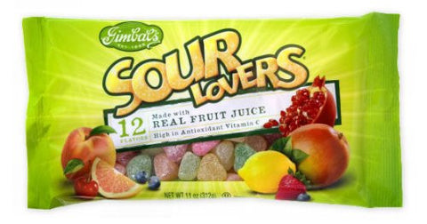 NEW SOUR LOVERS 11oz BAG 12ct
GIMBAL'S - Package