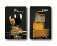 Wine and Cheese Facts Playing Cards