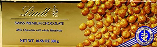 Lindt Milk Chocolate with Hazelnuts Gold Bar, 10.5 oz