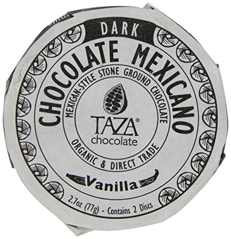 Taza Chocolate Mexicano Vanilla 50% Dark Discs (2.7oz)
