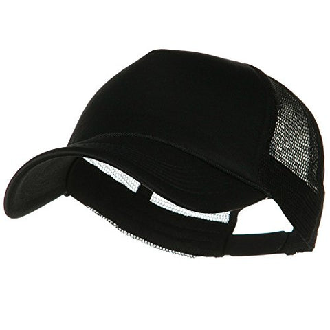 e4Hats, Big Foam Mesh Truck Cap - Black ( fitting from XL to 3XL)