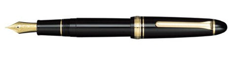 1911L Fountain Pen Black w/ Gold Accents 21K Gold Nib