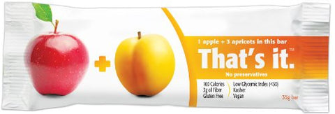 That'S It. Apple Apricot Fruit Bar (Pack of 12)