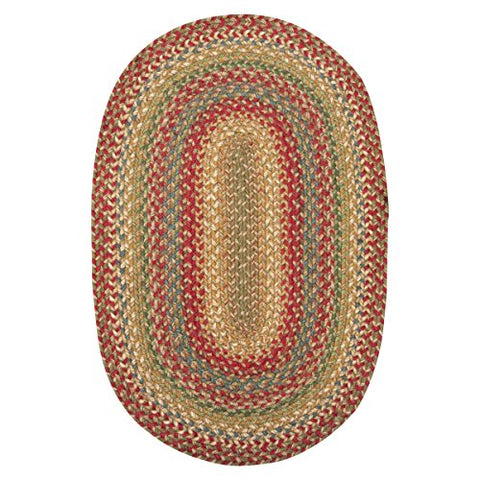 Azalea Jute Braided Rugs 6' x 9' Oval