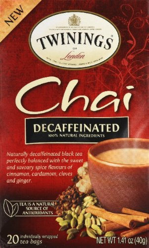 Decaffeinated Chai Teabags, 20's