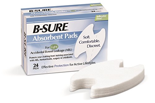 B-Sure Absorbent Pads, 24 dressings