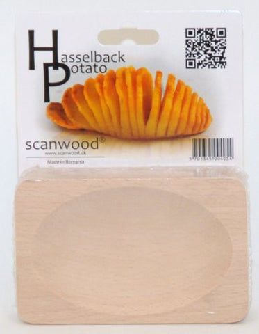Beech Wood Swedish Hasselback Potato Cutting Board