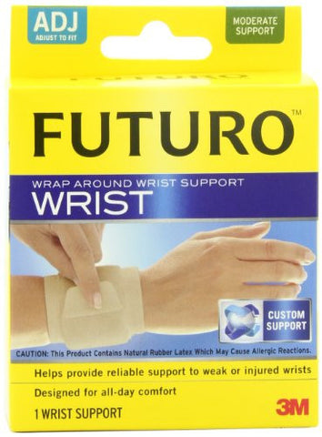 Wrap Around Wrist Support, Adjustable Beige One Size