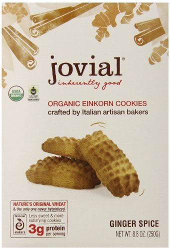 Einkorn Cookies Ginger Spice At least 95% Organic, 8.8oz