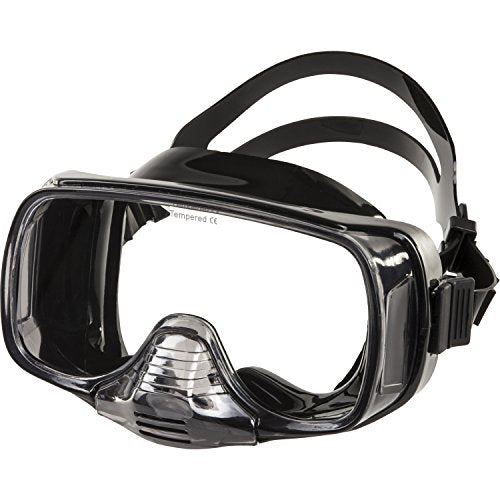 IMPERIAL Panoramic View Hands-Free Mask,Black Silicone
