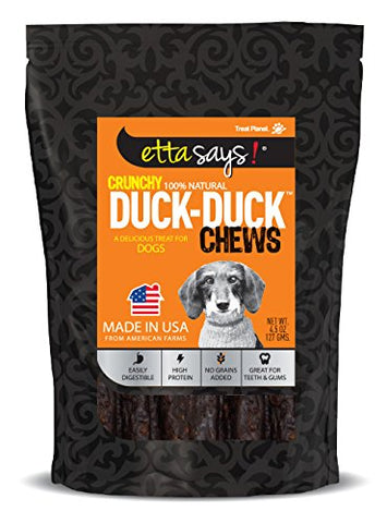Etta Says! Ultimate Crunchy Duck Chews, 4.5 oz