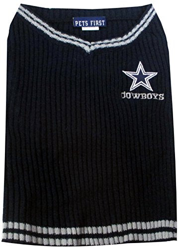 Dallas Cowboys Dog Sweater Medium