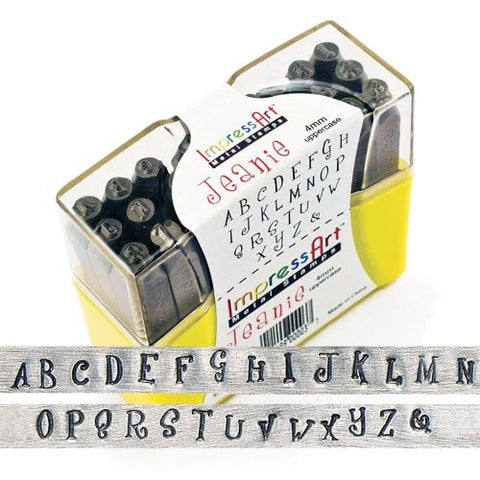 Jeanie, Uppercase - 4mm