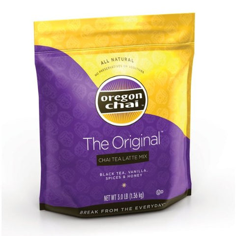 Oregon Chai Dry Mixes The Original Reclosable Bag 3 lb