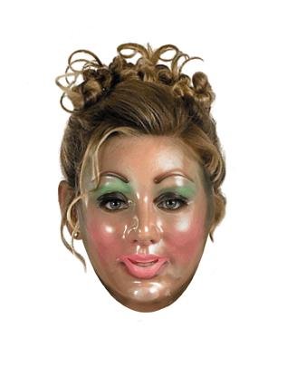 Transparent Woman Adult Mask - One Size