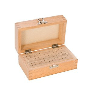 72 HOLE WOOD BOX, 6-1/4" X 3-1/2"