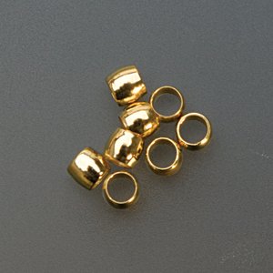 ROUND BEAD CRIMP, SILVER, 3mm- PK/144