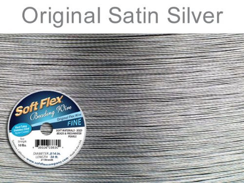 SOFT FLEX WIRE .014, 30 FT SPOOL - CLEAR