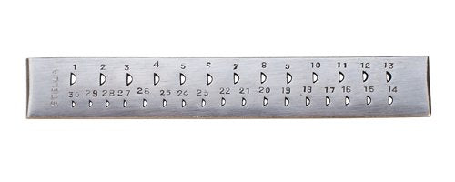 DRAW PLATE - HALF ROUND HOLES