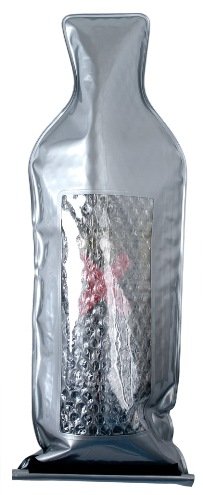 Wine Safeguard Reusable Bottle Protector, Silver (Heavy Duty)