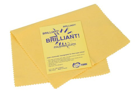 Brilliant Cloth, Yellow, 7.5" X 12"