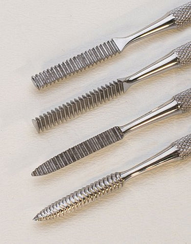 4 PC WAX CARVING FILE SET