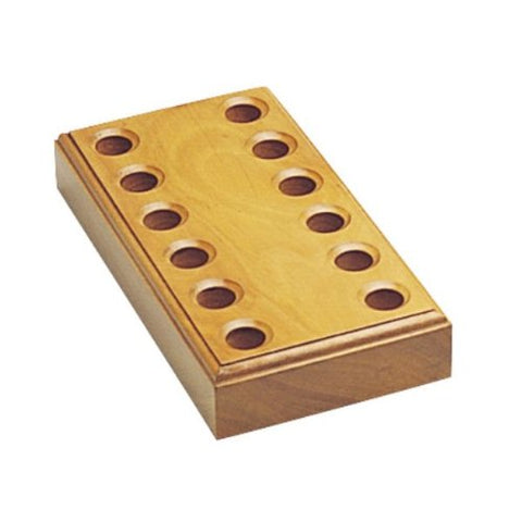 WOOD PLIER BLOCK - 12 HOLES