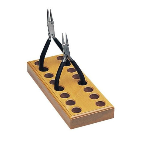 WOOD PLIER BLOCK - 16 HOLES