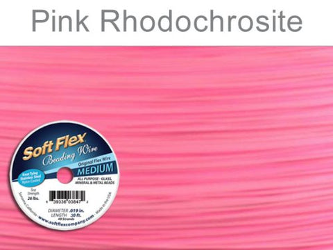 SOFT FLEX WIRE .019, 30 FT SPOOL - PINK