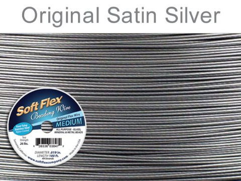 SOFT FLEX WIRE .019, 100 FT SPOOL - CLEAR