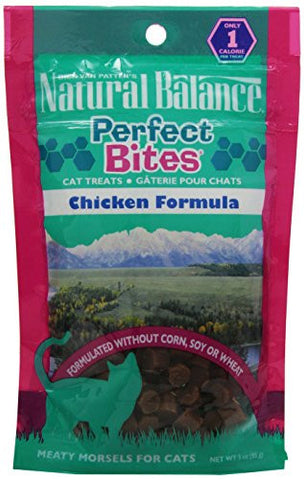 Natural Balance Perfect Bites Cat Treats Chicken Formula