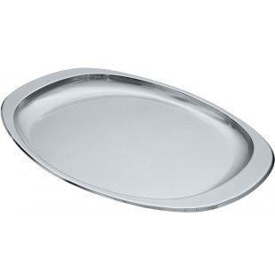 Oval serving plate, 13¾ x 9½ in.